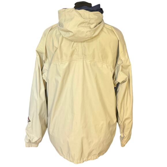 Vintage Columbia Omni Tech Khaki Zip Front Jacket Waterproof Breathable Size L - Picture 4 of 14